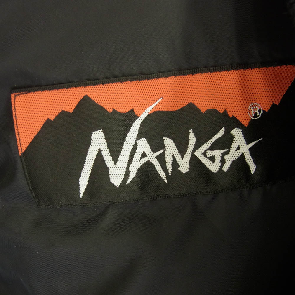 schott ショット 782-4253005 NANGA HINOC MA-1 ナンガ ヒノック ダウン フライト ジャケット ブラック系 XL【中古】
