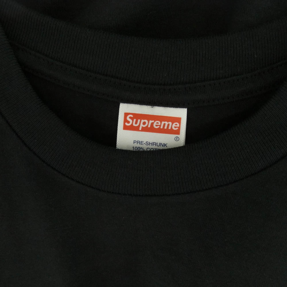 Supreme シュプリーム 23AW Stencil Tee ステンシル 半袖 Tシャツ ブラック系 M【新古品】【未使用】【中古】
