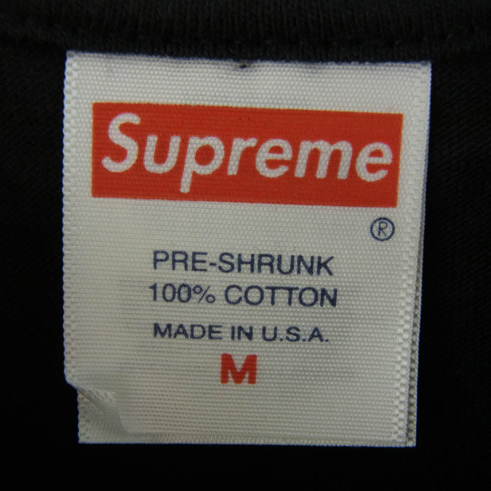Supreme シュプリーム 23AW Stencil Tee ステンシル 半袖 Tシャツ ブラック系 M【新古品】【未使用】【中古】
