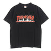 Supreme シュプリーム 21AW × Thrasher Skyline Tee スラッシャー スカイライン 半袖 Tシャツ ブラック系 M【新古品】【未使用】【中古】