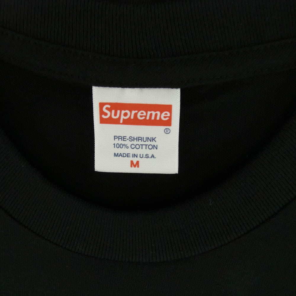 Supreme シュプリーム 21AW × Thrasher Skyline Tee スラッシャー スカイライン 半袖 Tシャツ ブラック系 M【新古品】【未使用】【中古】