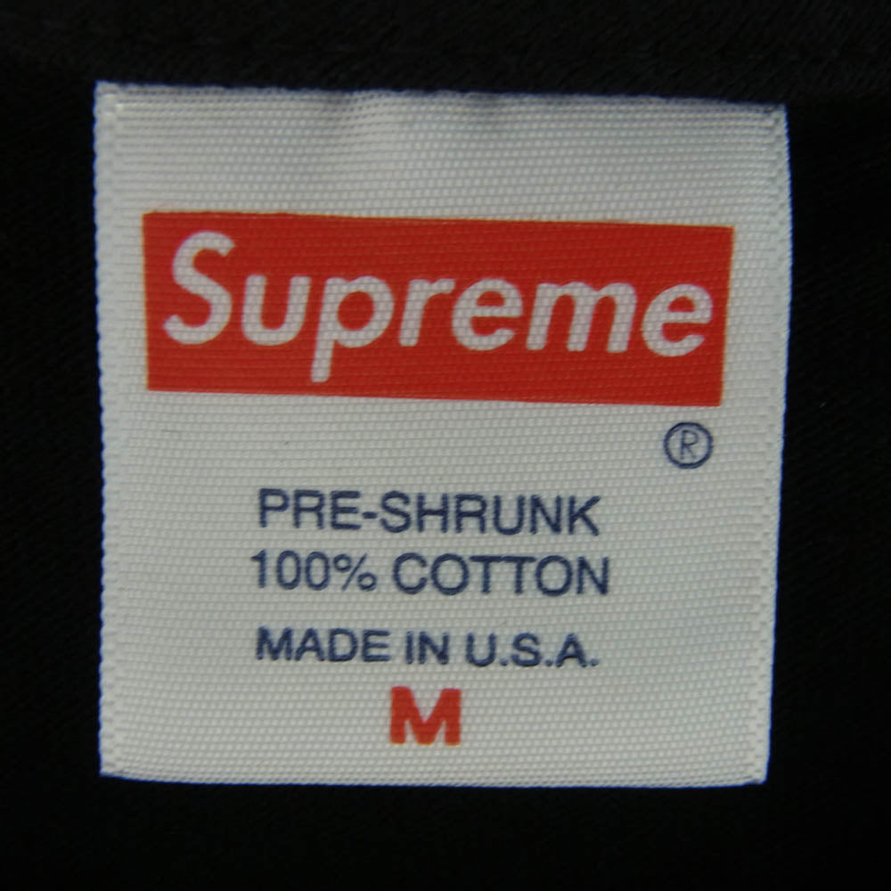 Supreme シュプリーム 21AW × Thrasher Skyline Tee スラッシャー スカイライン 半袖 Tシャツ ブラック系 M【新古品】【未使用】【中古】