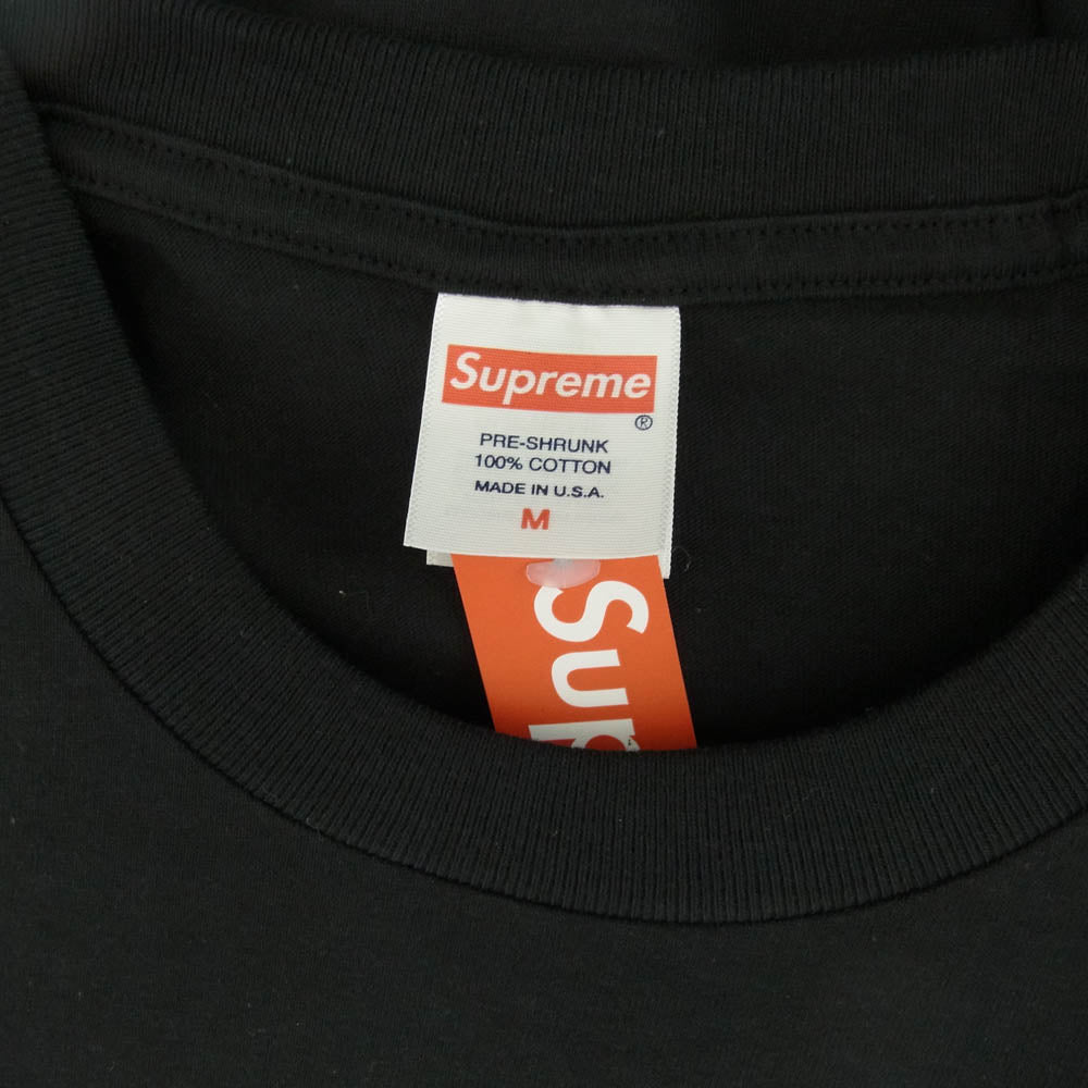 Supreme シュプリーム 23AW Mont Blanc Tee モンブラン ロゴプリント 半袖 Tシャツ ブラック系 M【新古品】【未使用】【中古】