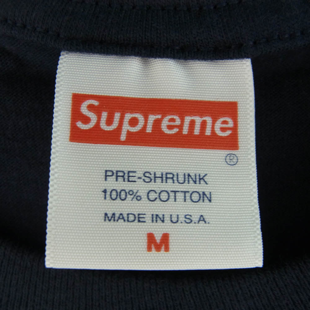 Supreme シュプリーム 22SS Handstyle Tee ハンドスタイル 半袖 Tシャツ ダークネイビー系 M【新古品】【未使用】【中古】