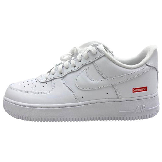 Supreme シュプリーム CU9225-100 × NIKE AIR FORCE 1 LOW ナイキ エアフォース ローカット スニーカー ホワイト系 27.5cm【新古品】【未使用】【中古】