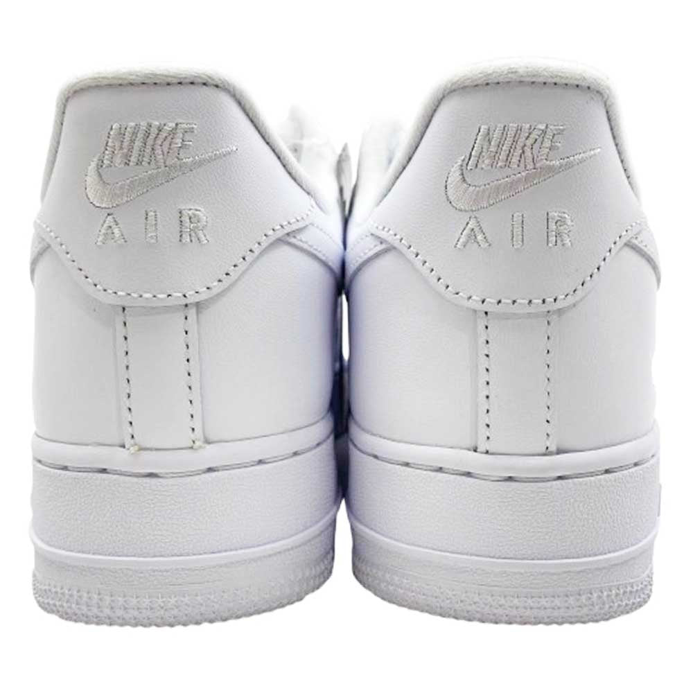 Supreme シュプリーム CU9225-100 × NIKE AIR FORCE 1 LOW ナイキ エアフォース ローカット スニーカー ホワイト系 27.5cm【新古品】【未使用】【中古】