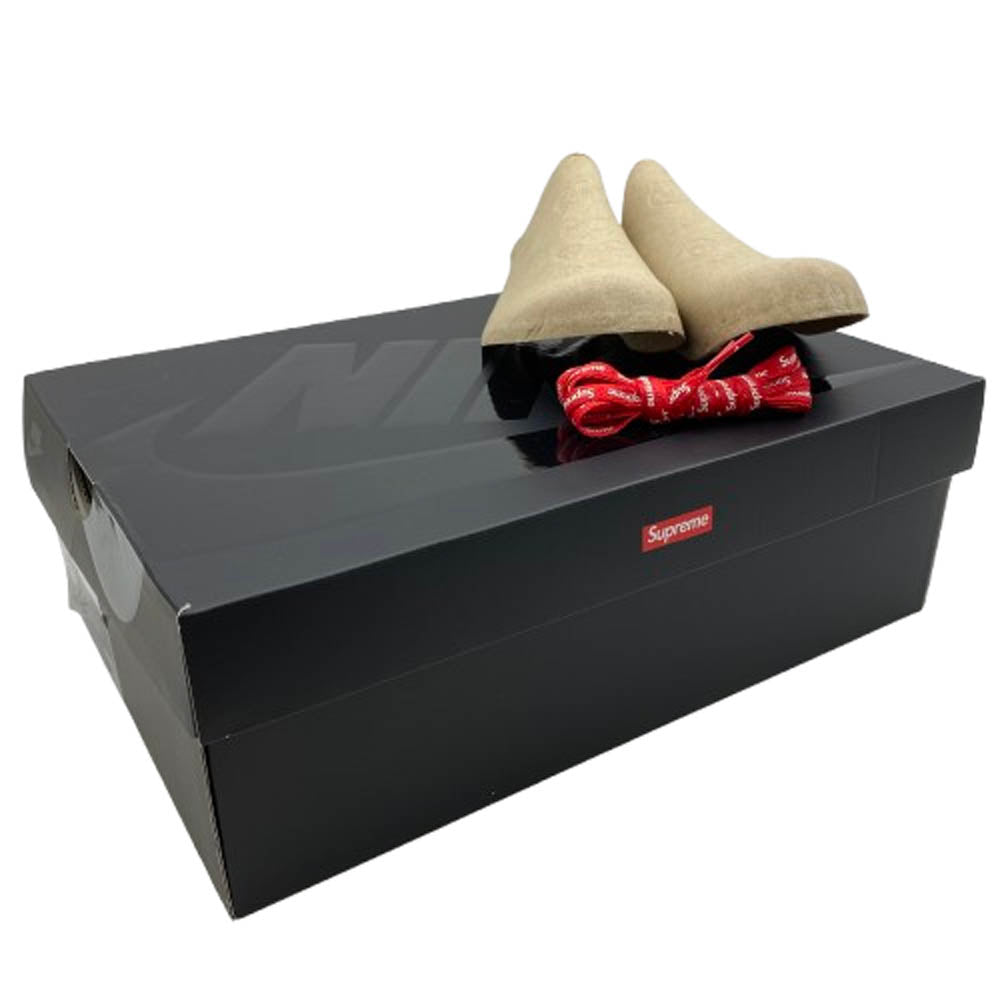 Supreme シュプリーム CU9225-100 × NIKE AIR FORCE 1 LOW ナイキ エアフォース ローカット スニーカー ホワイト系 27.5cm【新古品】【未使用】【中古】