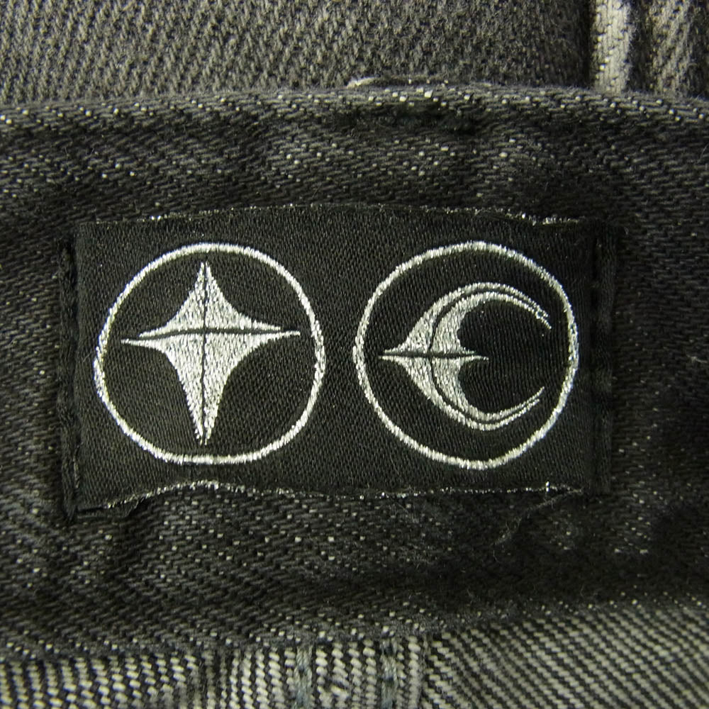 サグクラブ TC23PT0702 国内正規品 Tribal Denim Pants トライバル デニム パンツ ダークグレー系 3【中古】