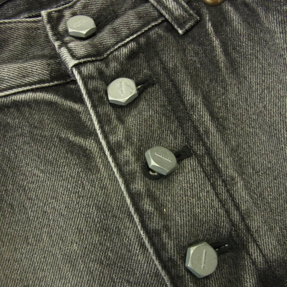 サグクラブ TC23PT0702 国内正規品 Tribal Denim Pants トライバル デニム パンツ ダークグレー系 3【中古】