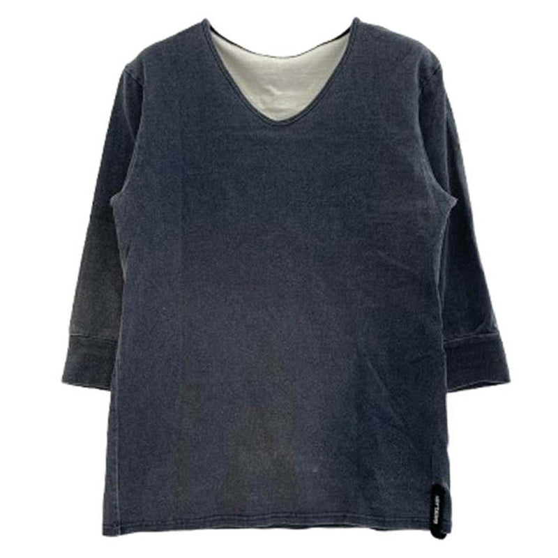 ISAMUKATAYAMA BACKLASH イサムカタヤマバックラッシュ A100-02T 7分袖 カットソー Tシャツ グレー系 S【中古】