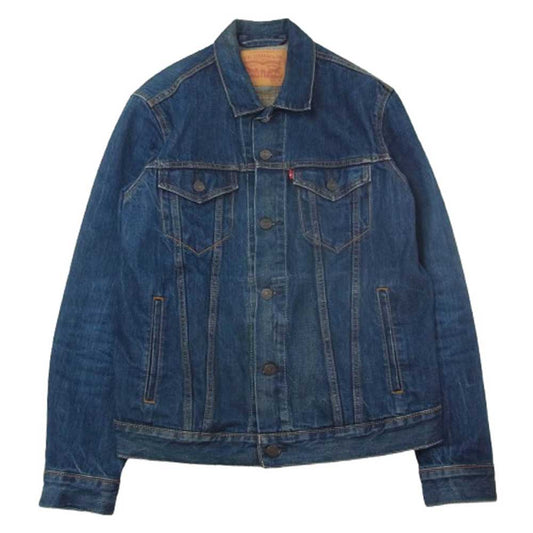 Levi's リーバイス PC9-723340059 TrackerJKT 14.5oz トラッカー デニム ジャケット インディゴブルー系 M【中古】