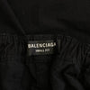BALENCIAGA バレンシアガ 23SS 698940 TKP27 ドローストリング カーゴ ロング パンツ ブラック系 48【中古】