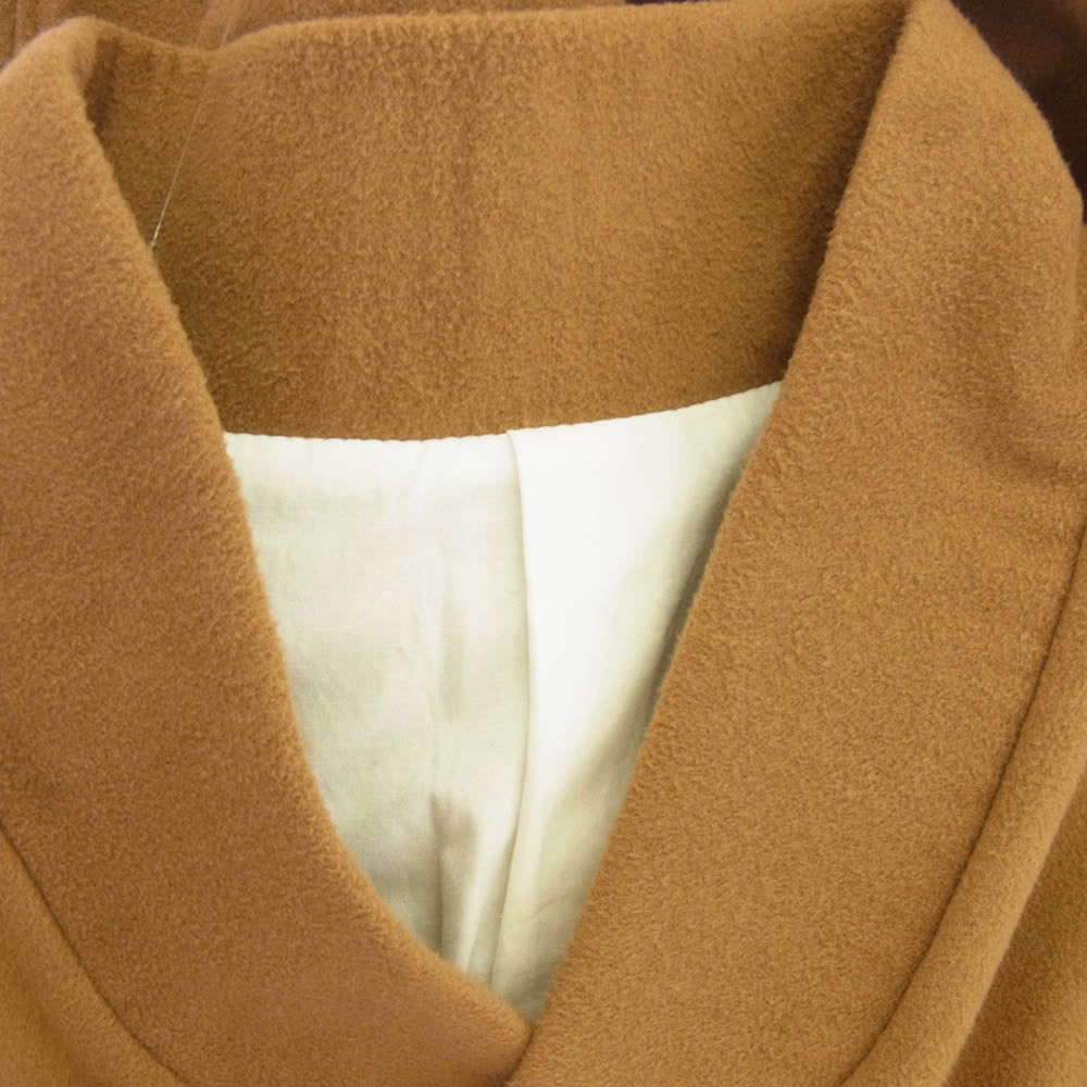 ヴォアーブ VOCO-C14 polyester melton long coat ポリエステルメルトン オーバーサイズ ロングコート ベージュ系 2【中古】