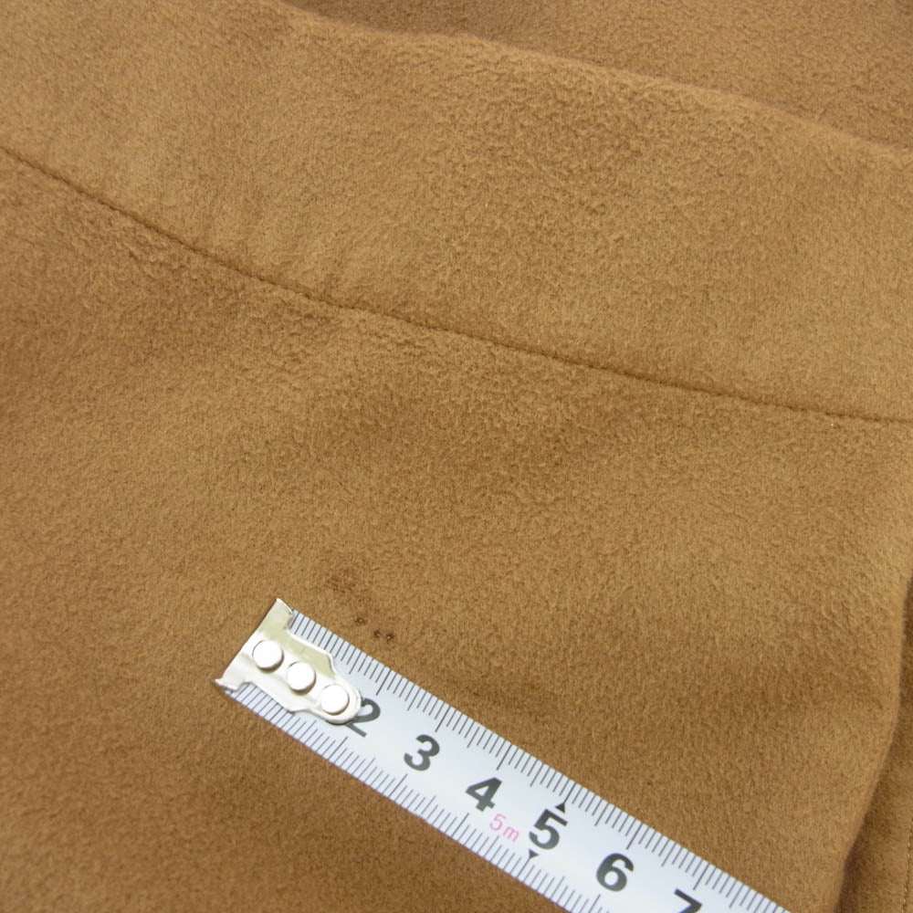 ヴォアーブ VOCO-C14 polyester melton long coat ポリエステルメルトン オーバーサイズ ロングコート ベージュ系 2【中古】