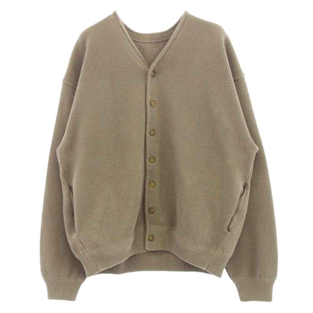 crepuscule クレプスキュール 2303-002 Moss Stitch V/N Cardigan モス ステッチ カーディガン グレー グレー系 1【中古】