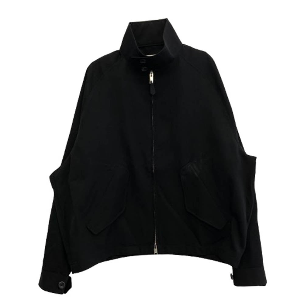 THE RERACS ザリラクス 25SS 25SS-REJK-212-J HIGH NECK HARRINGTON JACKET ハイネック ハリントン ジャケット ブラック系 46【中古】