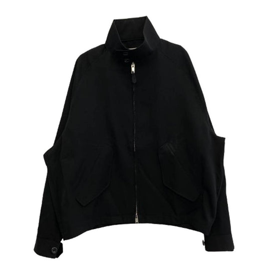 THE RERACS ザリラクス 25SS 25SS-REJK-212-J HIGH NECK HARRINGTON JACKET ハイネック ハリントン ジャケット ブラック系 46【中古】