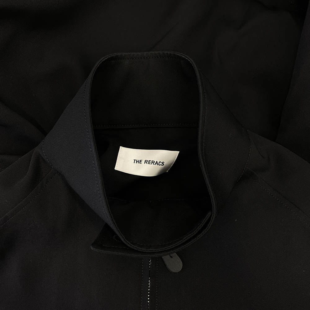 THE RERACS ザリラクス 25SS 25SS-REJK-212-J HIGH NECK HARRINGTON JACKET ハイネック ハリントン ジャケット ブラック系 46【中古】