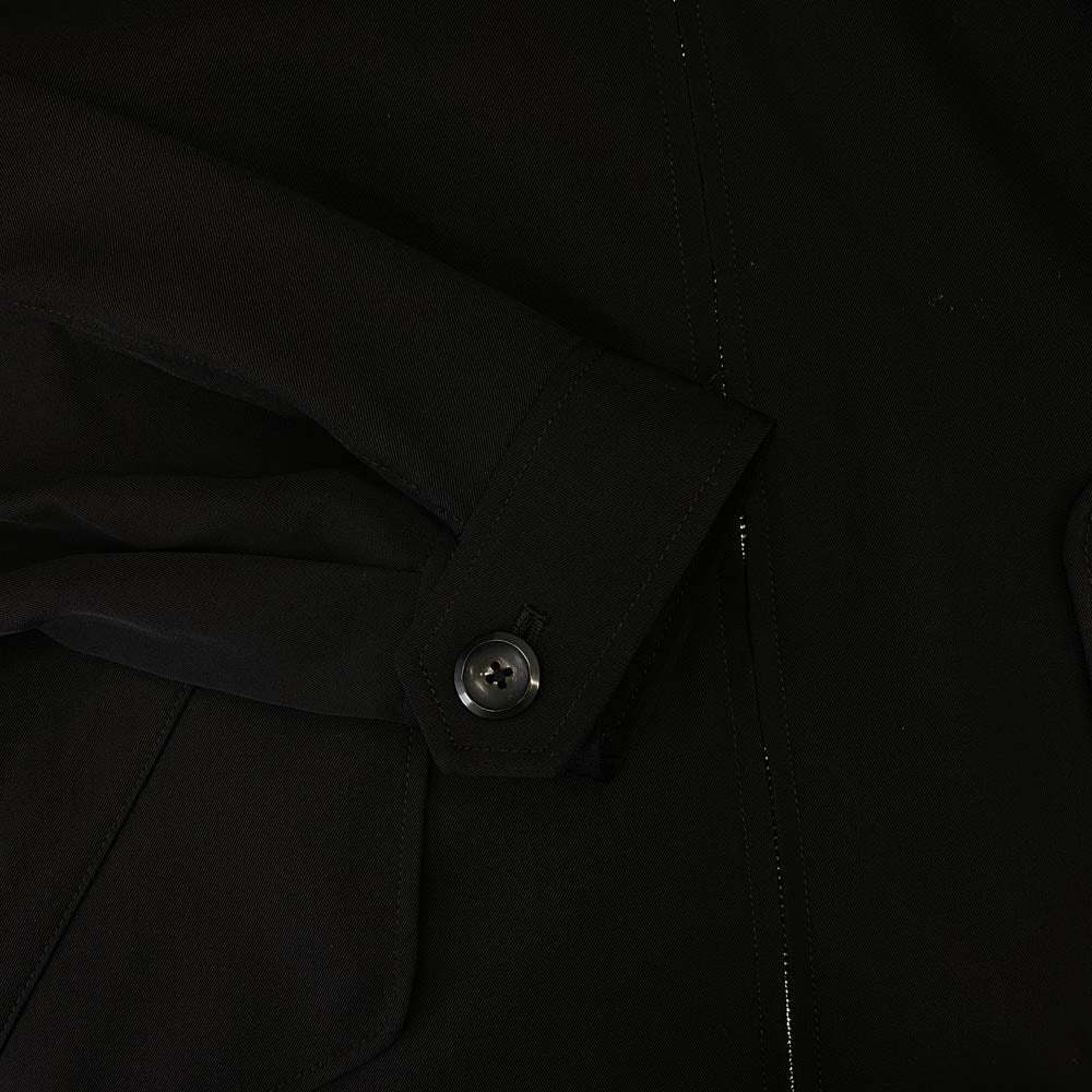 THE RERACS ザリラクス 25SS 25SS-REJK-212-J HIGH NECK HARRINGTON JACKET ハイネック ハリントン ジャケット ブラック系 46【中古】