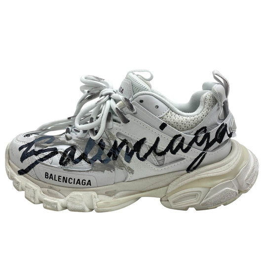 BALENCIAGA バレンシアガ 542436 TRACK SIGNATURE トラック シグネチャー スニーカー ホワイト系 36【新古品】【未使用】【中古】