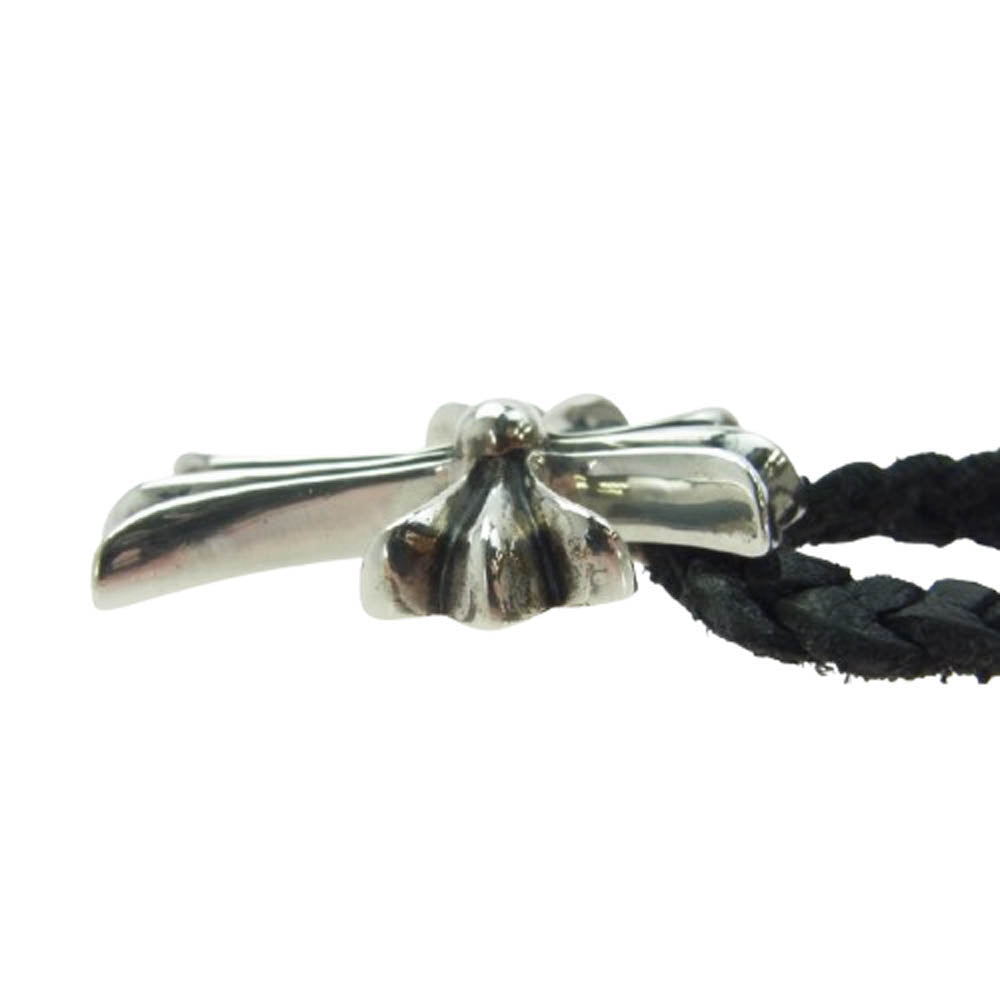 CHROME HEARTS クロムハーツ（原本無） CH CROSS SML BC スモール CHクロス レザーブレード ボロチップ ネックレス シルバー系【中古】