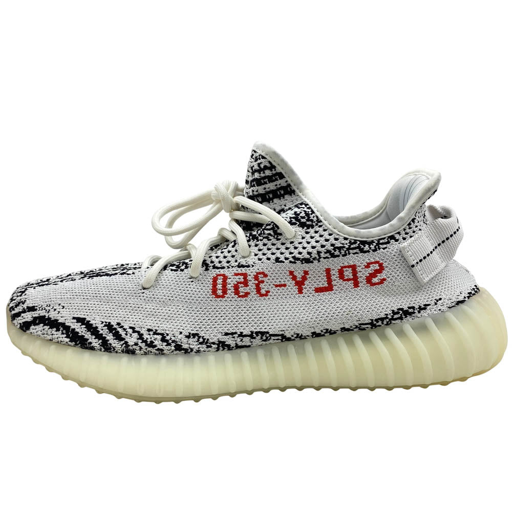 adidas アディダス CP9654 YEEZY BOOST 350 V2 ZEBRA イージーブースト 350 V2 ゼブラ ローカットスニーカー ホワイト系 27cm【美品】【中古】