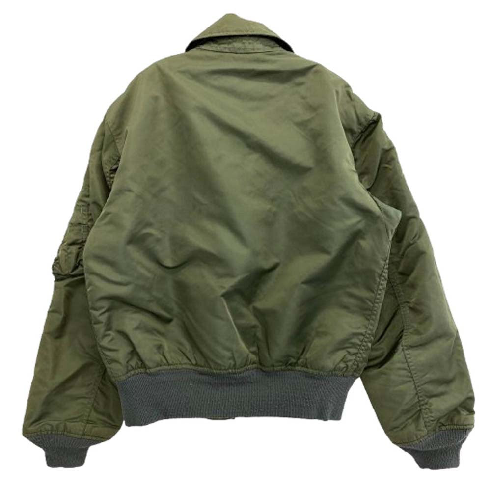 ALPHA アルファ 8405-00-1001-1516 USA製 CWU-45/P Flight Jacket フライト ジャケット カーキ系 S【中古】