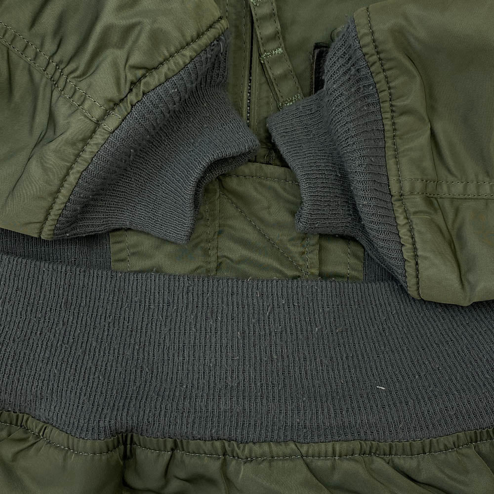 ALPHA アルファ 8405-00-1001-1516 USA製 CWU-45/P Flight Jacket フライト ジャケット カーキ系 S【中古】