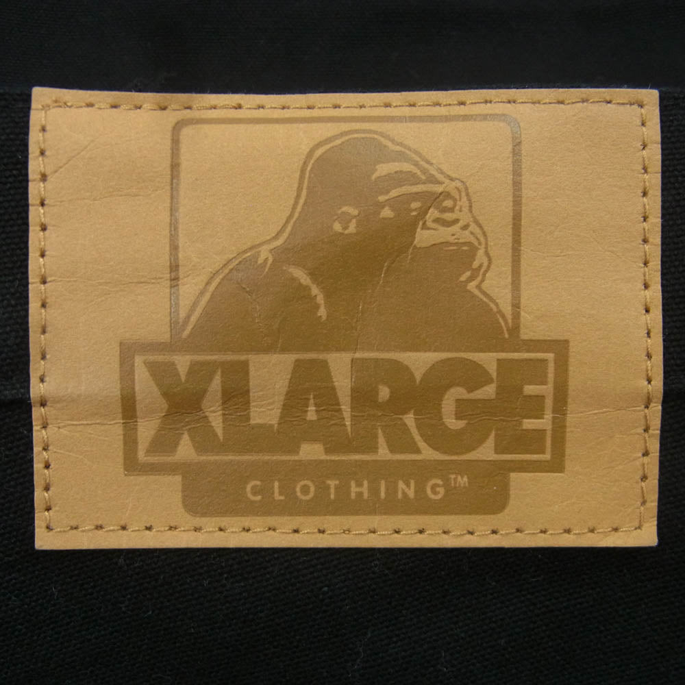 エクストララージ 25SS 101251031018 LEOPARD POCKET PAINTER PANTS レオパード ポケット ペインター パンツ ブラック系 36【美品】【中古】