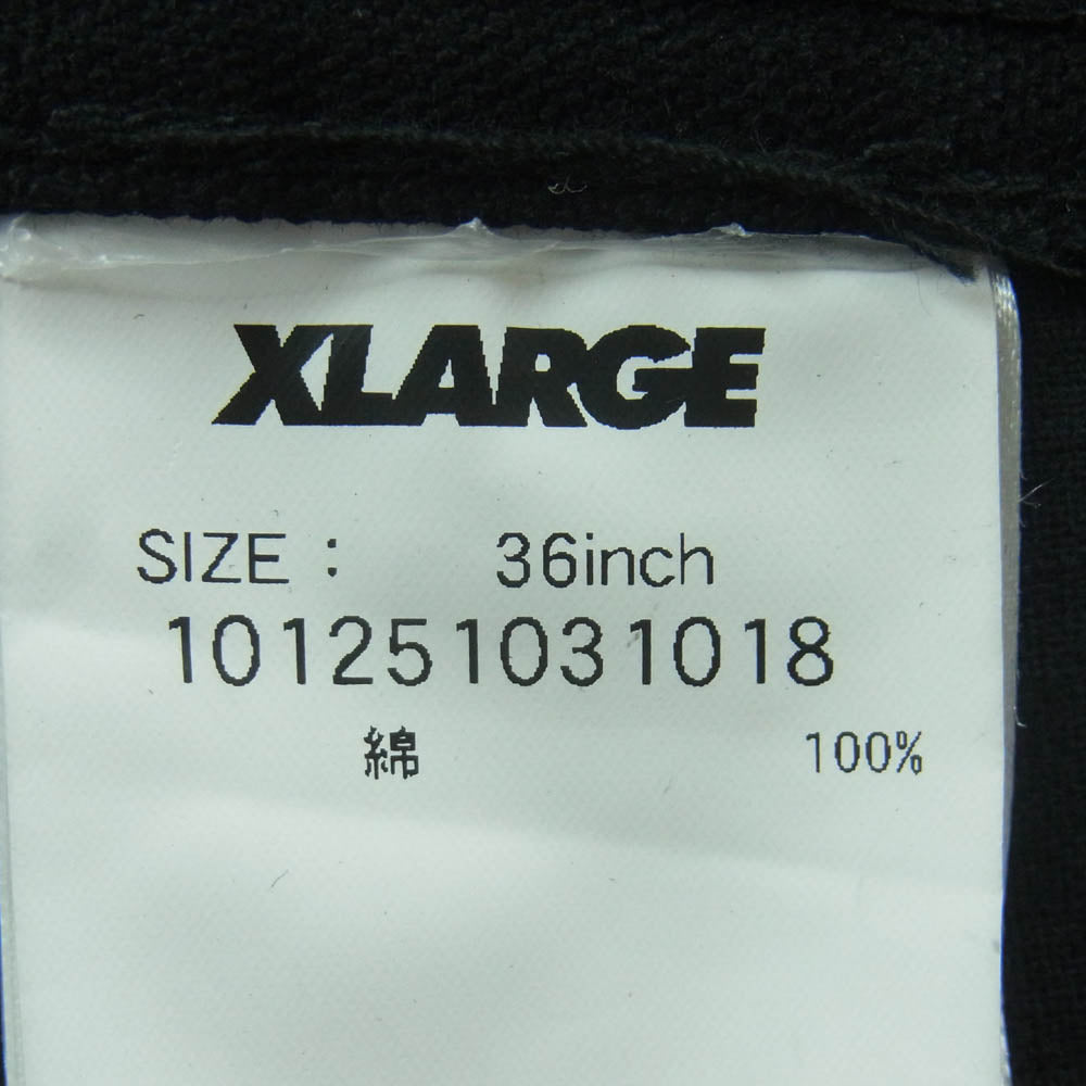 エクストララージ 25SS 101251031018 LEOPARD POCKET PAINTER PANTS レオパード ポケット ペインター パンツ ブラック系 36【美品】【中古】