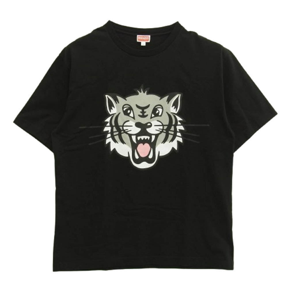 KENZO ケンゾー 25SS FF55TS5334SG Happy Tiger ハッピー タイガー 半袖 Tシャツ ブラック系 XL【中古】