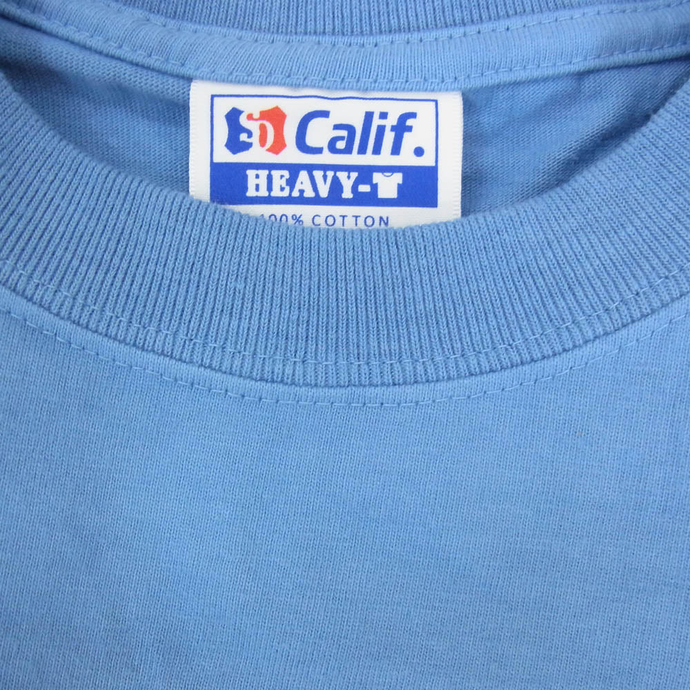 STANDARD CALIFORNIA スタンダードカリフォルニア SD HEAVYWEIGHT BOX LOGO T ヘビーウェイト ボックス ロゴ 半袖 Tシャツ ブルー系 XL【新古品】【未使用】【中古】
