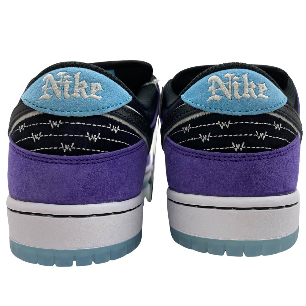 NIKE ナイキ HJ0513-500 Hayley Wilson ヘイリーウィルソン SB Dunk Low Pro Black and Court Purple SB ダンク ロー プロ ブラック アンド コートパープル スニーカー パープル系 28.5cm【新古品】【未使用】【中古】