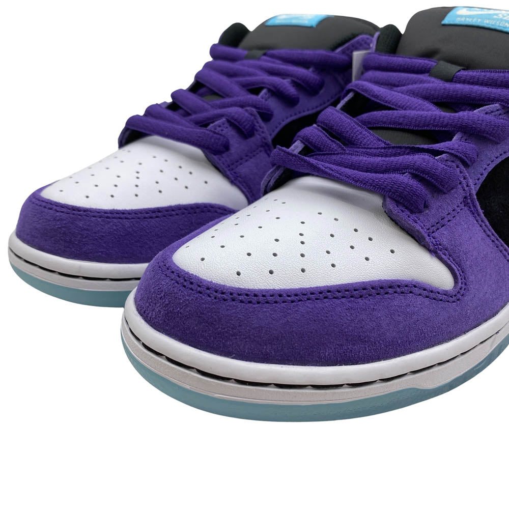NIKE ナイキ HJ0513-500 Hayley Wilson ヘイリーウィルソン SB Dunk Low Pro Black and Court Purple SB ダンク ロー プロ ブラック アンド コートパープル スニーカー パープル系 28.5cm【新古品】【未使用】【中古】