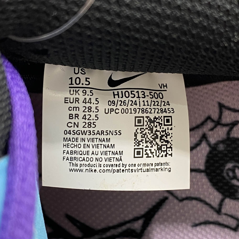 NIKE ナイキ HJ0513-500 Hayley Wilson ヘイリーウィルソン SB Dunk Low Pro Black and Court Purple SB ダンク ロー プロ ブラック アンド コートパープル スニーカー パープル系 28.5cm【新古品】【未使用】【中古】