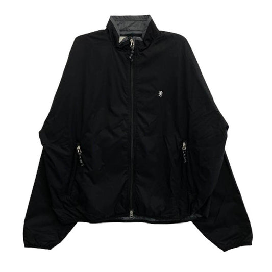 GYMPHLEX ジムフレックス GY-A0560 WPR ZIP JACKET ナイロン フルジップ ライト インサレーション ジャケット ブラック系 M【中古】