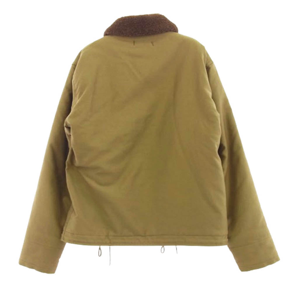 TENDERLOIN テンダーロイン T-1 DECK JKT アルパカ ボア デッキ ジャケット カーキ系 38【中古】