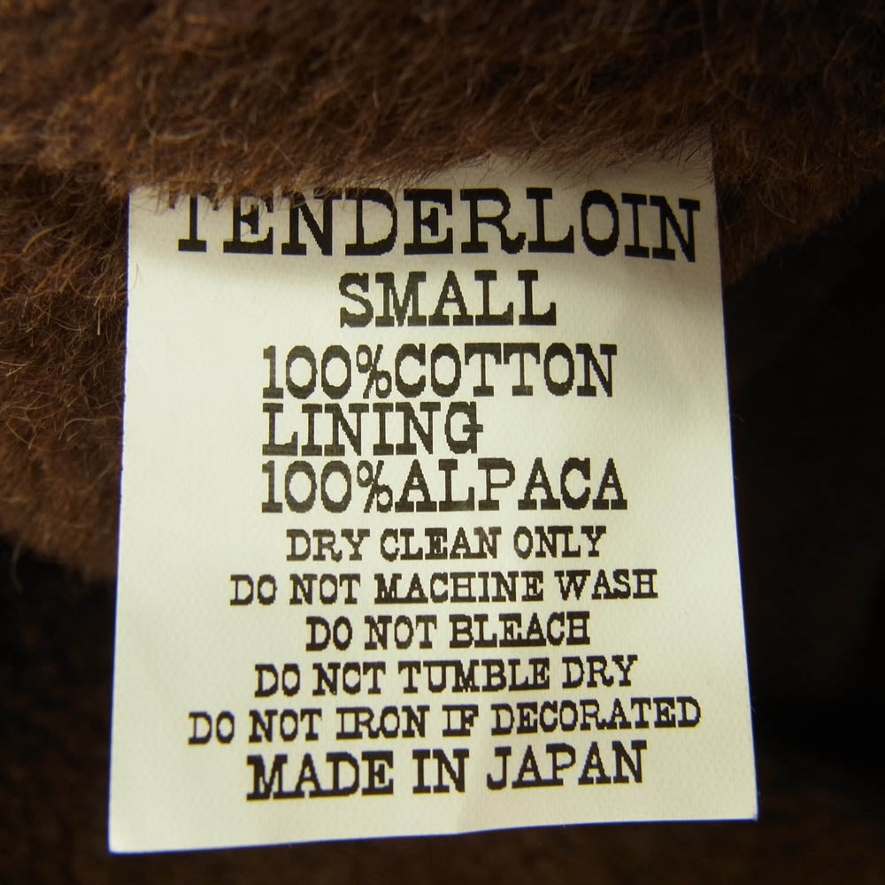 TENDERLOIN テンダーロイン T-1 DECK JKT アルパカ ボア デッキ ジャケット カーキ系 38【中古】