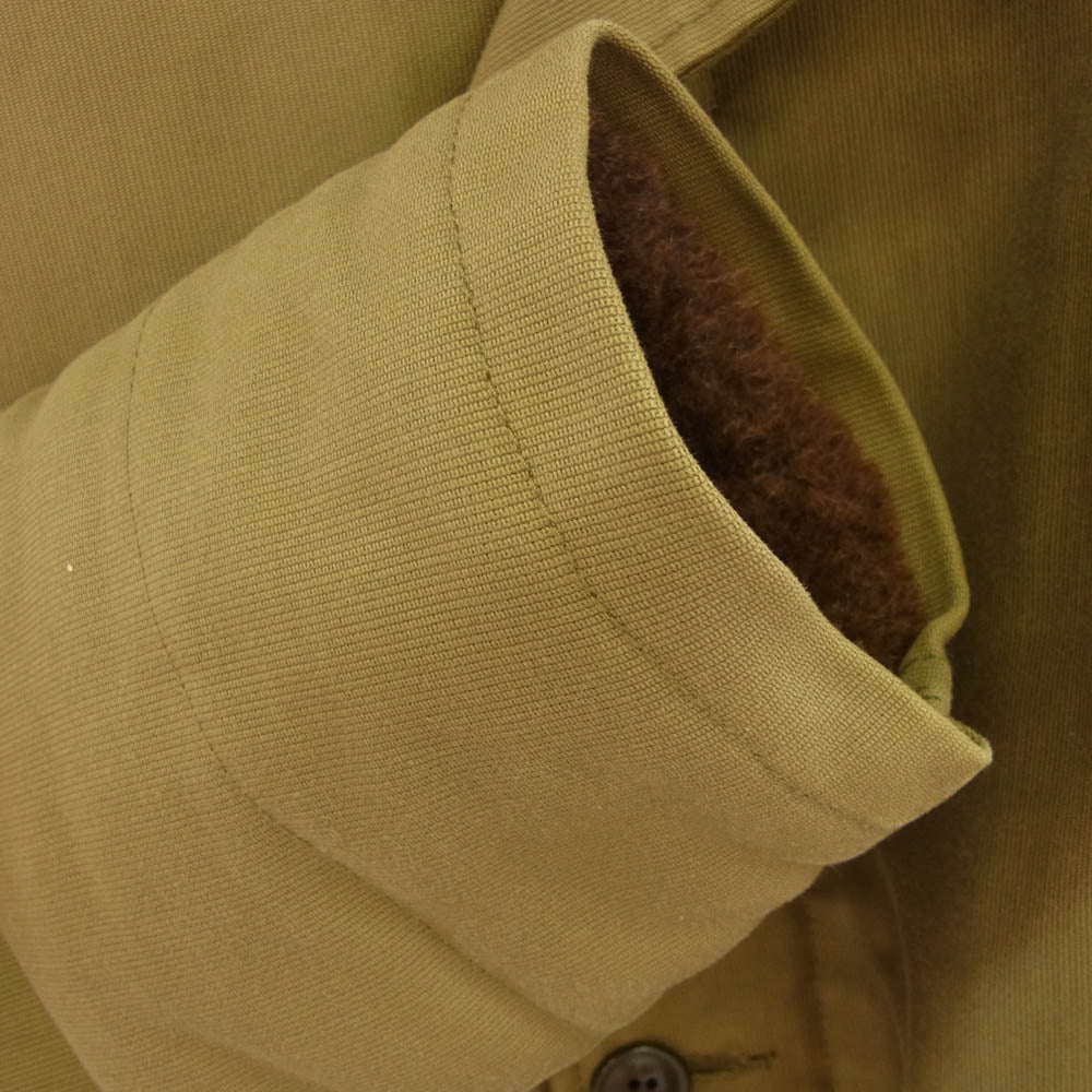 TENDERLOIN テンダーロイン T-1 DECK JKT アルパカ ボア デッキ ジャケット カーキ系 38【中古】