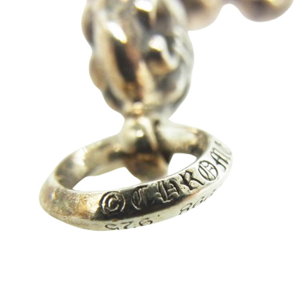 CHROME HEARTS クロムハーツ（原本無） ユナイテッドアローズレシート付属 1BALL BS FLEUR 1ボール BSフレア チャーム ペンダントトップ ネックレス シルバー系【中古】