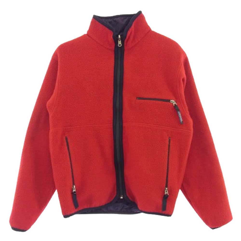 patagonia パタゴニア 訳有 商品タグ欠損 90s USA製 シンチラ グリセード ジャケット レッド系 パープル系【中古】