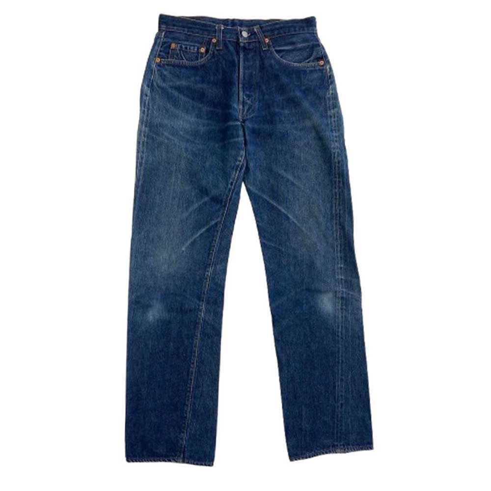 Levi's リーバイス ヴィンテージ 70s 66後期 501 ボタン裏6 クロカン スモールe デニム パンツ インディゴブルー系 W33 L36【中古】