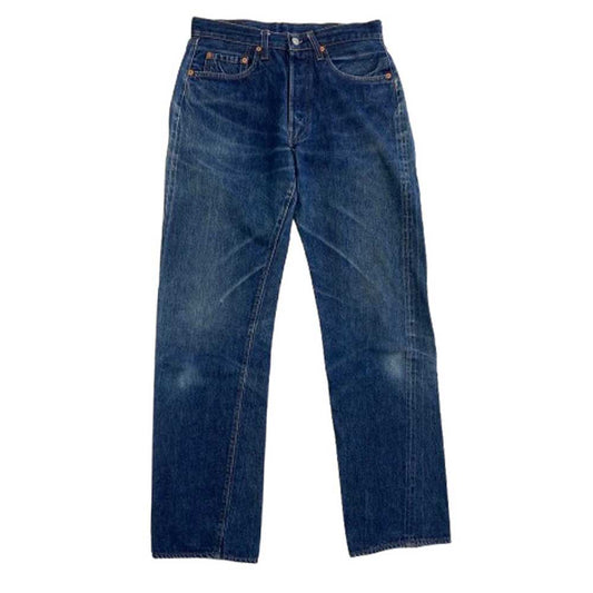 Levi's リーバイス ヴィンテージ 70s 66後期 501 ボタン裏6 クロカン スモールe デニム パンツ インディゴブルー系 W33 L36【中古】