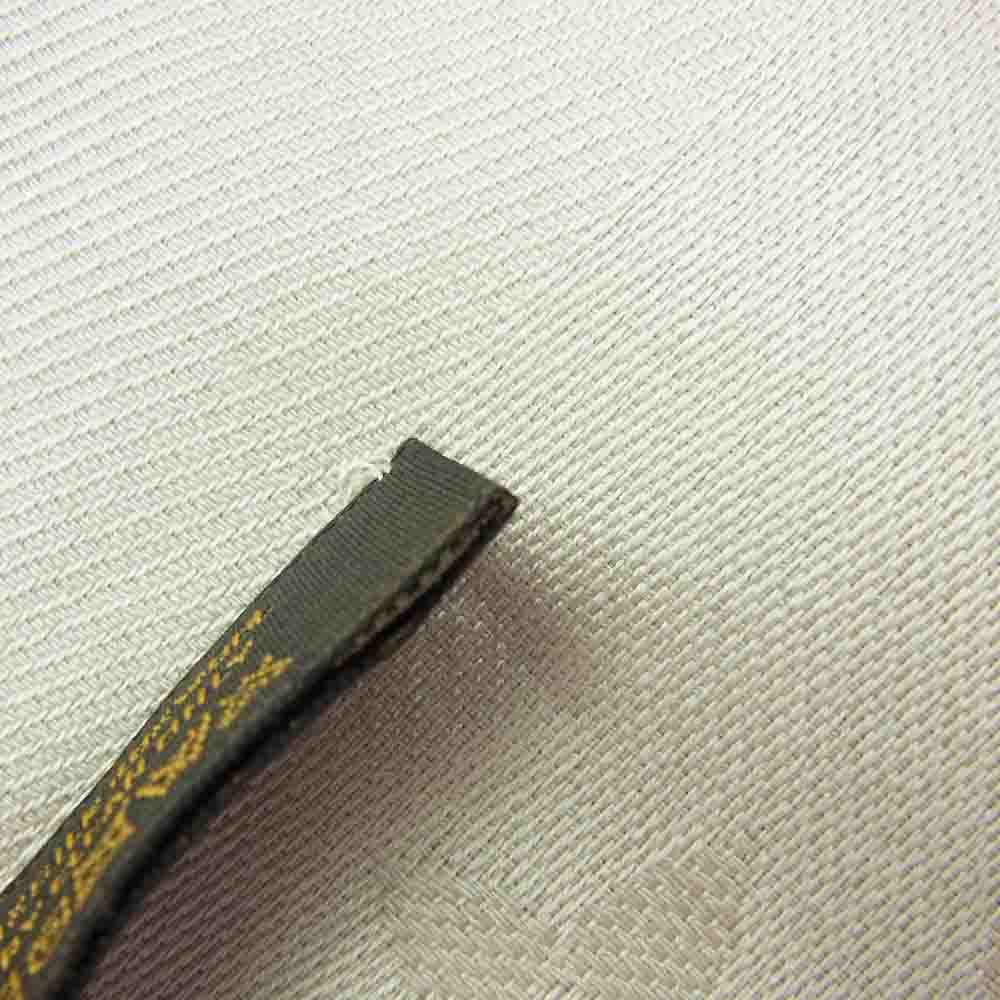 LOUIS VUITTON ルイ・ヴィトン シルク ウール ショール モノグラム ストール　 ベージュ系【中古】