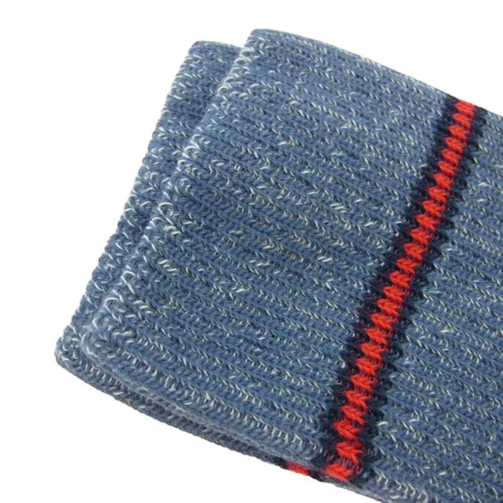 GUCCI グッチ 572266 GG ロゴ 靴下 ソックス インディゴブルー系 M【極上美品】【中古】