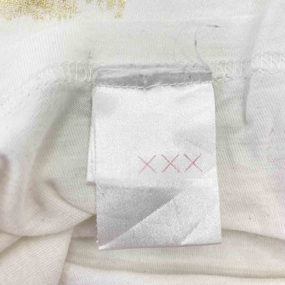 GOODENOUGH グッドイナフ 15AW FLAME TEE フレーム 半袖 Tシャツ ホワイト系 3【中古】