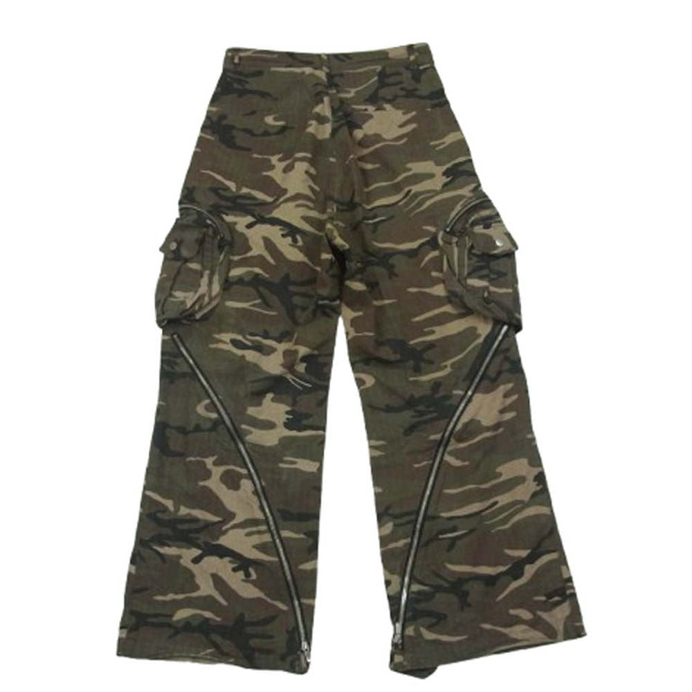 トリプルエフポスタルサービス Wide Back Zip Cargo Pants ワイド カーゴ ジップ パンツ ブラウン系 グリーン系 サイズ表記なし【中古】
