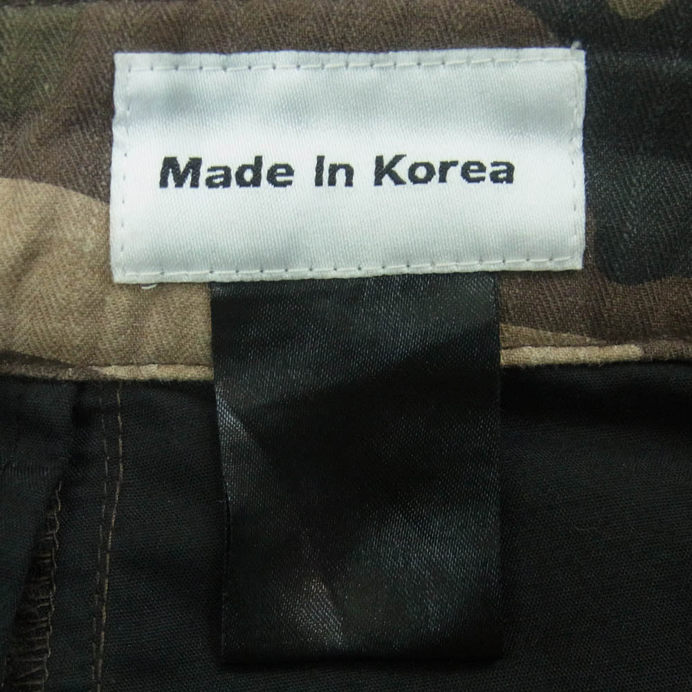 トリプルエフポスタルサービス Wide Back Zip Cargo Pants ワイド カーゴ ジップ パンツ ブラウン系 グリーン系 サイズ表記なし【中古】