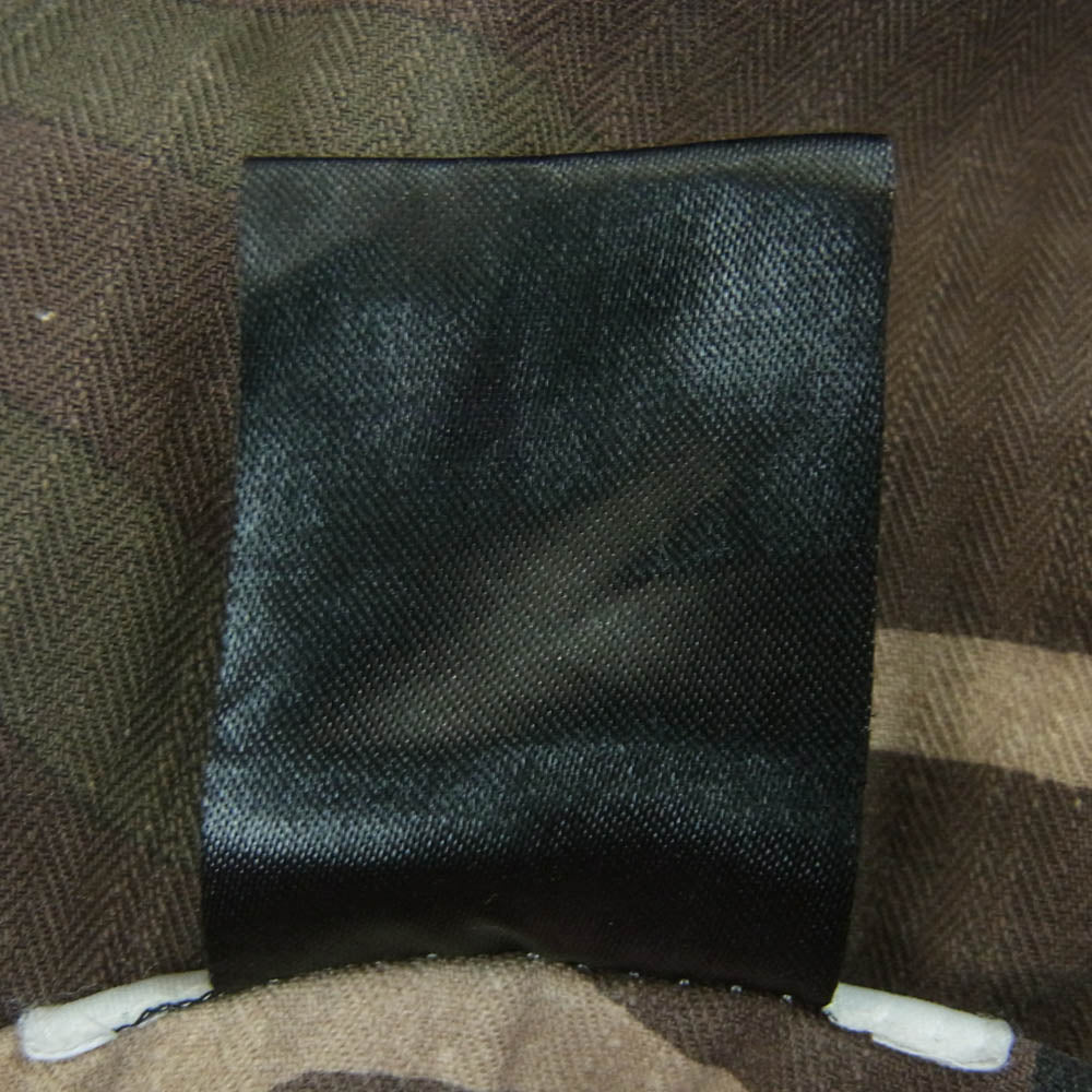 トリプルエフポスタルサービス Wide Back Zip Cargo Pants ワイド カーゴ ジップ パンツ ブラウン系 グリーン系 サイズ表記なし【中古】