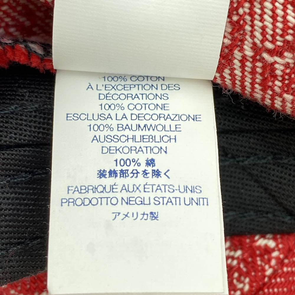 Supreme シュプリーム 25SS Bandana Jacquard Camp Cap レッド ボックスロゴ バンダナ ジャガード キャンプ キャップ 帽子 レッド系【美品】【中古】